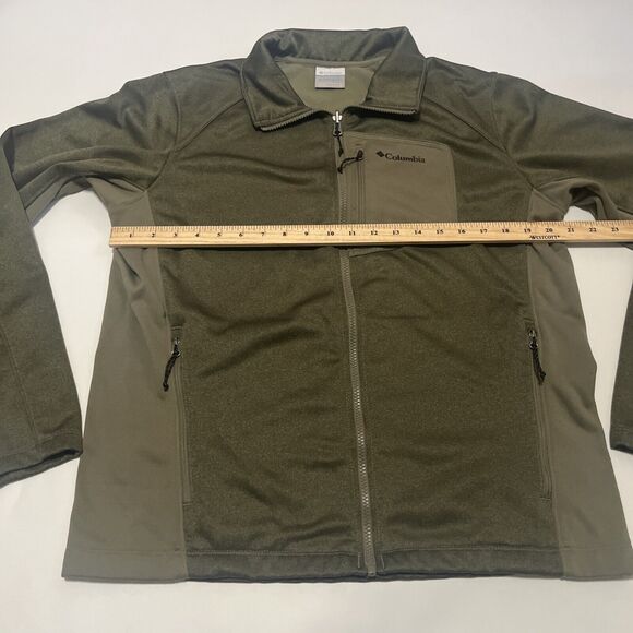 Men’s Forest Green Full Zip Columbia Interchange Jacket Medium - Picture 8 of 10